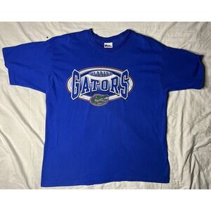 Vintage Pro Player Florida Gators T Shirt Men's XL Blue Short Sleeve USA Made